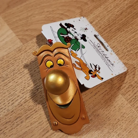 Alice in Wonderland Door Knob Sketchbook Christmas Ornament 2017 NWT - Picture 1 of 2